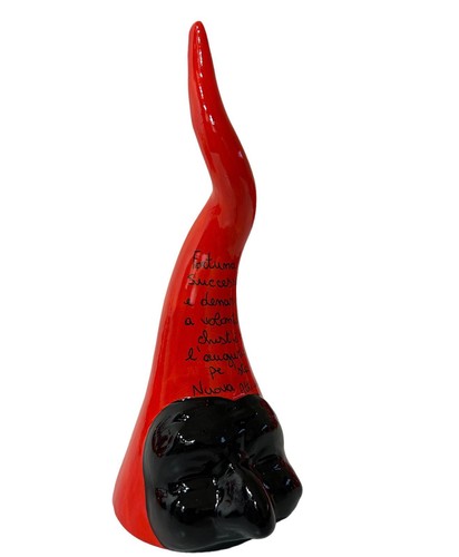 Cornetto portafortuna napoletano in ceramica fatto a mano-Corno portafortuna - Bild 21 von 91