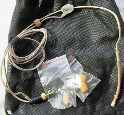 DPA Headset Beige bügel Mikrofon 3,5 Miniklinke Mini-Jack