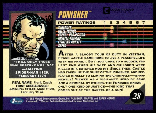 1992 Impel Marvel Universe Cards / Singles You Pick, Base Set & Insert Holograms - Picture 57 of 425