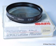 Sunpak 55mm Circular Polarizer C-PL Filter