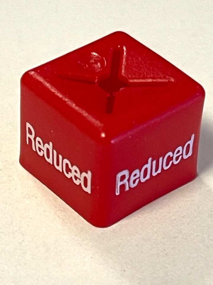 CUBEX 50 Coat Hanger Size Cubes Red Reduced Garment Clothes Marker UK