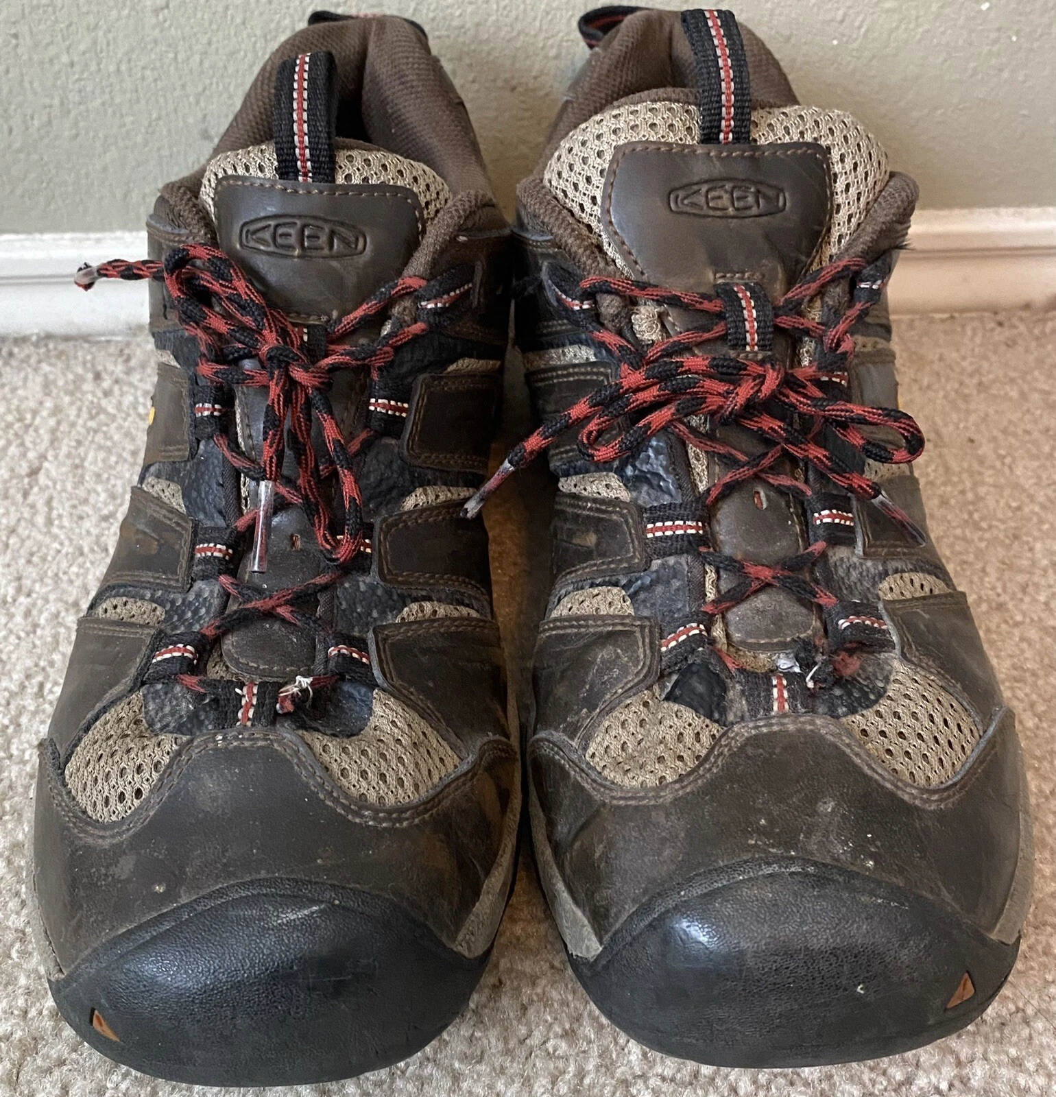 Keen Koven Low Brown Leather Hiking Camp Boots Shoes 1011828 Men’s Size 13