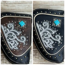WESTERN ~ STUDDED ~ CROSSBODY ~ PISTOL ~ CASE