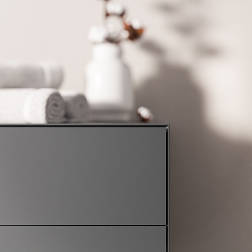 Badmöbel Set Unterschrank montiert 140 cm für Aufsatzwaschbecken MILOU - Bild 14 von 20