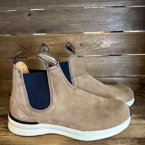 Neu im Karton Blundstone Original 2146 hellbraune Wildleder-Sneaker-Stiefeletten für Damen Größe 10 M