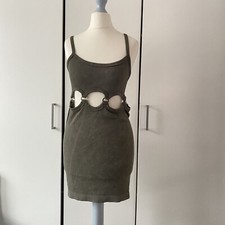 Urban Outfitters Lia O-Ring Cut-Out Mini Dress Size M Medium Scoop Neck