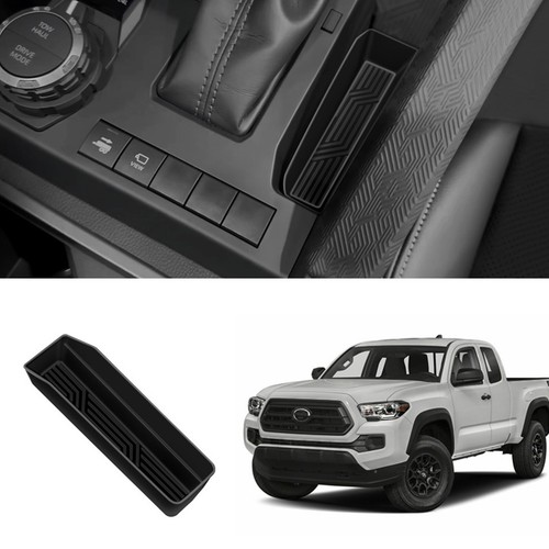 1pc Silicone storage box for 2024 Toyota Tacoma Black - 第 5/5 張圖片