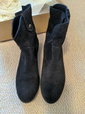 Bass Cynthia Black Ankle Boots-7.5-Black-New In Box