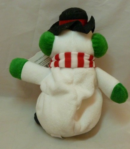 GIFT INNOVATIONS CHRISTMAS BEAN SPROUTS SNOWMAN  (8") FREE SHIPPING ! - Picture 3 of 4