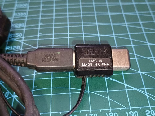 Nintendo Original Game Boy Color & Pocket link Cable CGB-003 + DMG-14 adapter - Picture 4 of 4