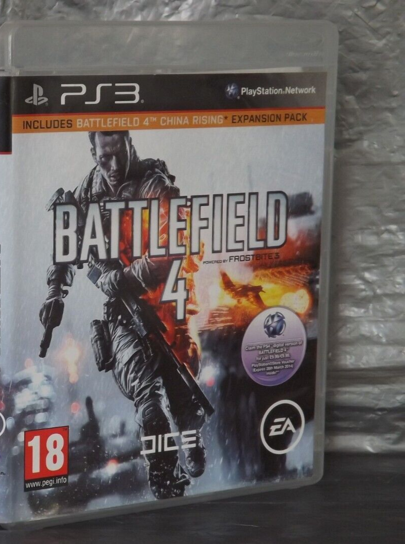 Battlefield 4 PS3 Sony PlayStation 3 Video Game PAL PEGI 18 Warfare Action Used