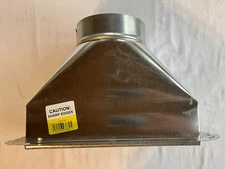 Master Flow L-RBF1266 HVAC 12” x 6” x 6” Register Box With Flange, Galvanized