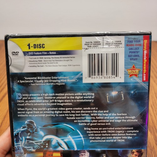 Tron - Legacy New Factory Sealed DVD - Picture 3 of 5
