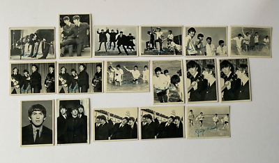 ビートルズ　TOPPSトレーディングカード「3RD SERIES 」1964年 Lot of 25 VTG 1964 The Beatles 3rd Series Topps T.C.G.