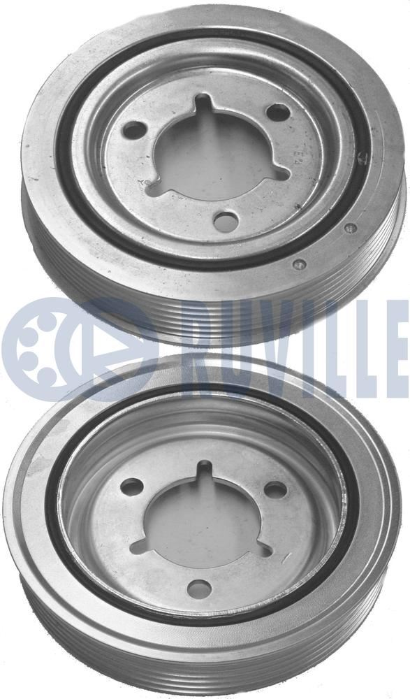 Poulie damper pour Peugeot 206, 206+ et 307 moteurs essence 1.4i et 1.6 16V en acier renforcé