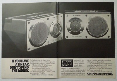 1978 PIONEER TS-X9 Car Speakers 2-Page Magazine Ad | eBay