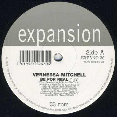 Vernessa Mitchell - Be For Real (12'')