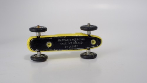 VINTAGE MATCHBOX LESNEY No.52 MASERATI 4 CLT 1948 RACING CAR IN ORIGINAL BOX - Picture 4 of 7