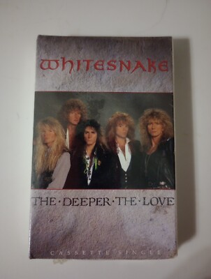 Whitesnake The Deeper The Love Sealed Cassette Single
