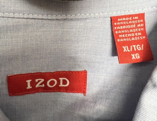 IZOD/ Men’s Shirt/ XL/ TG/XG - Picture 3 of 9