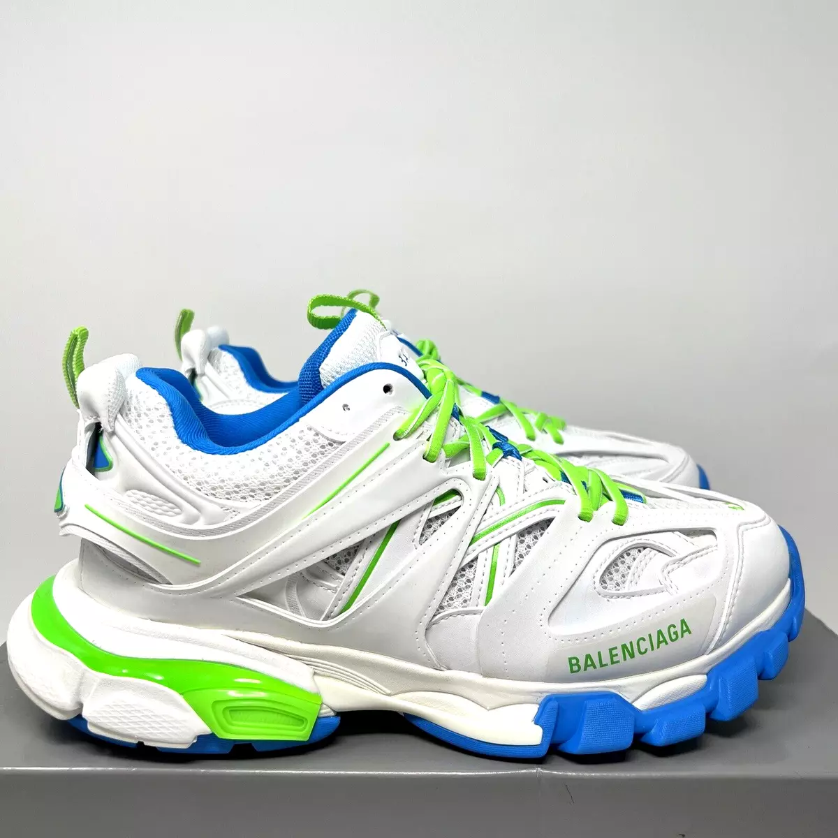 Balenciaga Track Women’s Sneakers Size 41 EU / 11 US Blue Green White