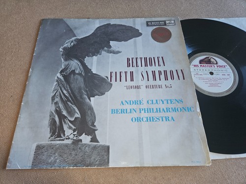 ASD 267 W/g (1958) Ed1- ANDRE CLUYTENS /BPO -BEETHOVEN 5th & 'LEONORE' O/T-Nm/Vg