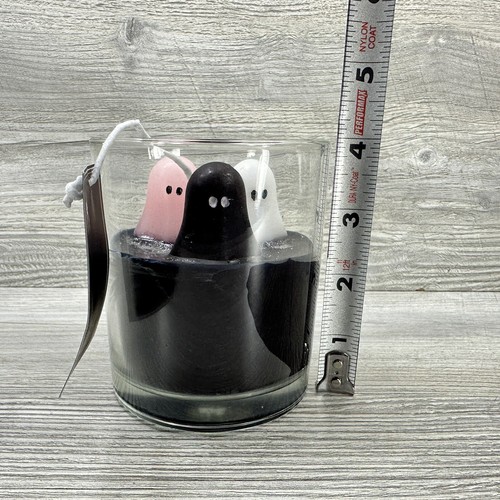 NWT Marth Stewart 3D Ghost Halloween Candle Pink White Black Glitter Goth Trendy - Picture 5 of 6