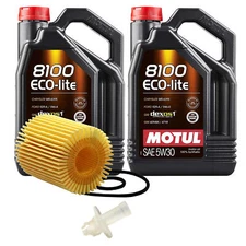 10L Motul 8100 ECO-LITE 5W30 Wix Filter Motor Oil Change Kit API SP-RC