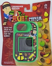 Fruit Ninja MINI arcade GAME Handheld Carabiner Edition Travel Slice Halfbrick