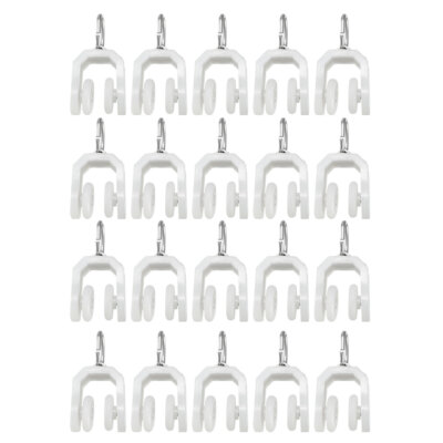 20x Edelstahl Vorhang Rolle Gardinenröllchen für Duschvorhang 14mm Durchmesser
