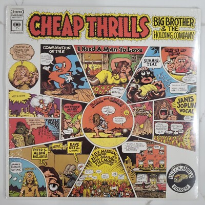 Big Brother & The Holding Company - Cheap Thrills Vinyl LP - SEALED! MINT! 