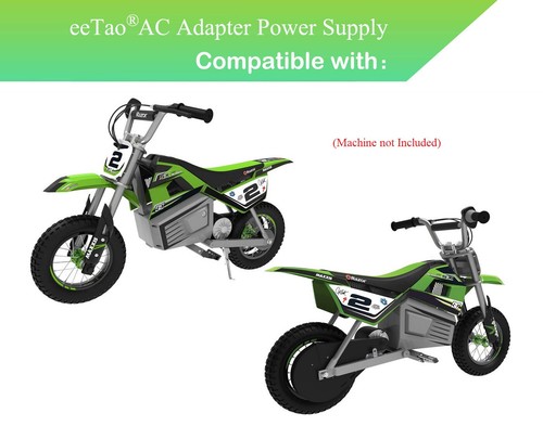 AC Adapter For Razor SX350 Dirt Rocket McGrath Electric Motocross Bike 15128034 - Afbeelding 2 van 4
