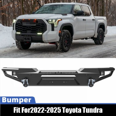 Modular Front Bumper For 2022-2025 Toyota Tundra w/4'' Pod Light +D Shackles