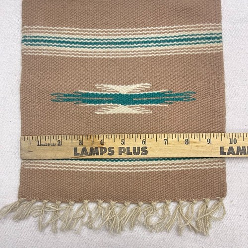 ORTEGAS WEAVING SHOP Chimayo Wool Hand Woven Placemats Set 3 Southwestern - Picture 12 of 24