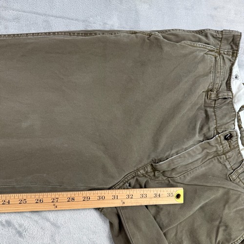 VTG Polo Ralph Lauren Officer Light Trousers Mens 34x32 (32x31) Green Pants - Picture 17 of 19