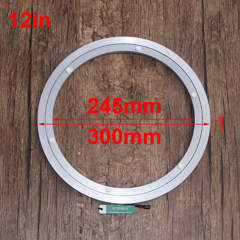 Lazy Susan Rotating Aluminium Turntables Bearing Mechanism Small to