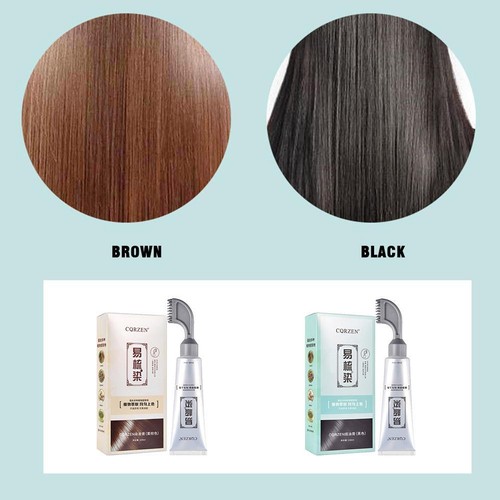1x Crema Colorante Frutta Nera, Creme Coloranti Capelli Neri Naturali, Tintura Capelli Mancante UK Nuova - Foto 6 di 14