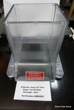 Hollymatic Clear Old-Style Hopper Top Replaces 00002050
