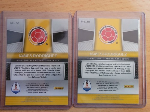 2018 World Cup James Rodriguez 2 x Lot - Picture 4 of 4