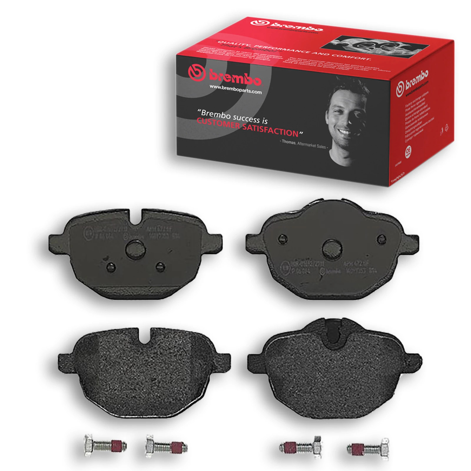 Brake Pads Set fits BMW 520F G31 2.0D Rear 2019 on Brembo 2456870 34212449289 - Image 46