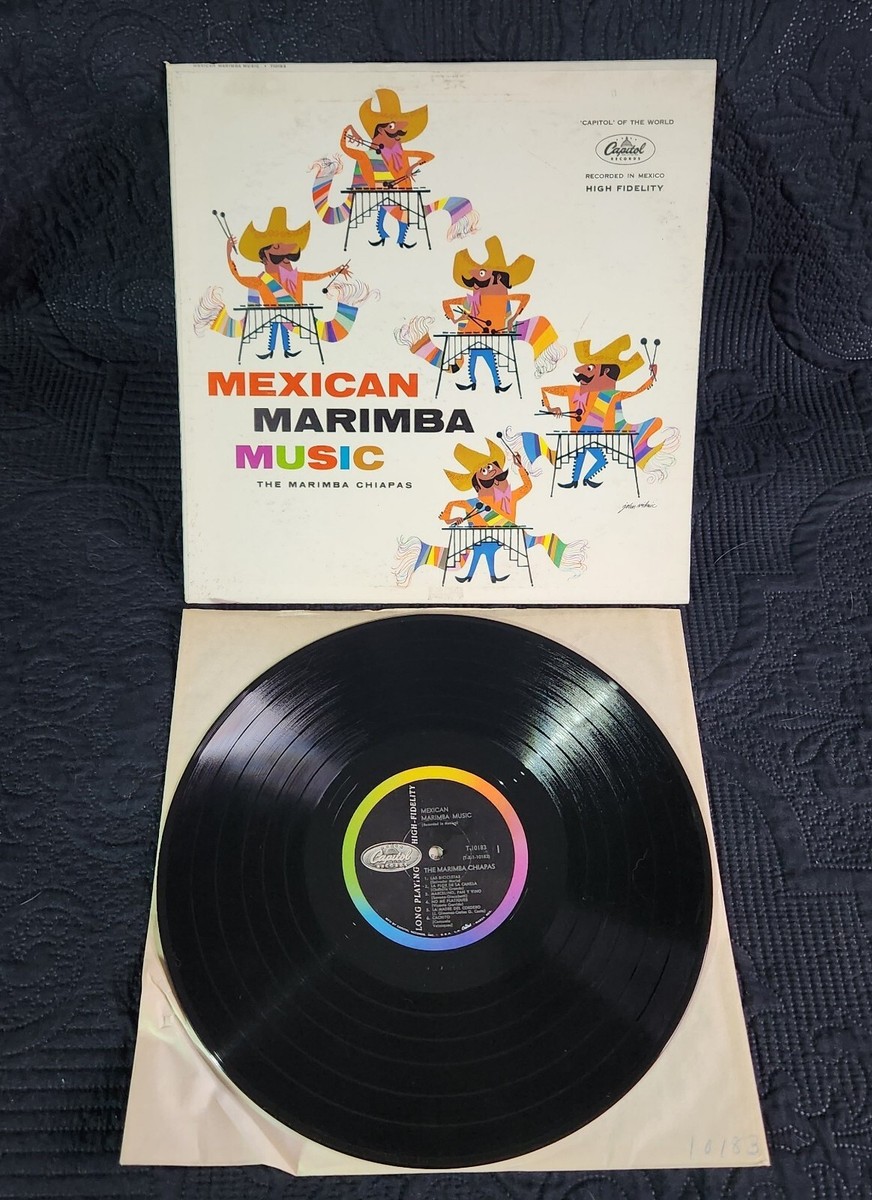 The Marimba Chiapas (VG) LP Capitol Records T10183 “Mexican