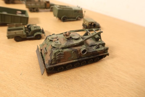 Vintage HO Military Vehicles Bundle Recovery Trucks Covered Minitanks DBGM ROCO - Picture 16 of 24