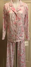 Munki Munki Peanuts Snoopy Womens 2pc Pajama Set Pjs Size Small S New Fast Ship