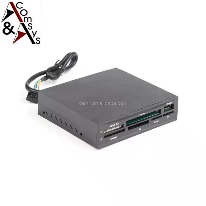 3.5" PC Gehäuse Frontpanel Einbau Intern Kartenlesegerät + USB Cardreader - Bild 4 von 4