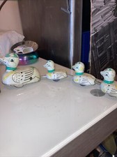 Vintage Wind Up Mother Duck And Ducklings
