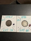 1876 LIBERTY SEATED DIME  10c COINS!