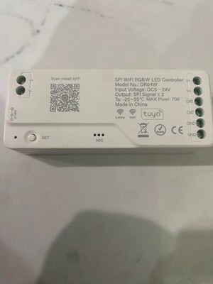 2.4G WIFI DR04W Spi Rgbw Controller Tuya App Smart Life Google Home
