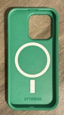 Used Otterbox Symmetry MagSafe Case-For iPhone 15, 14, 13, and 16e- Green Juice