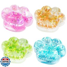 4pcs Taba Squishy Paw,Cat Paw Squishy Toys Cute Kawaii Squishies Sensory Moch