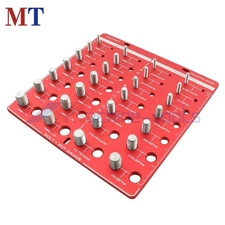 28 Holes 14 Metric & 14 Standard Sizes Nut And Bolt Thread Gauge Thread Checker
